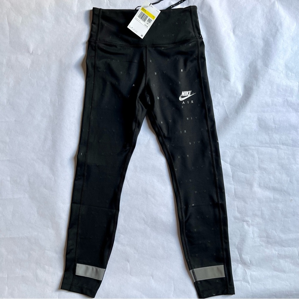 Nike Tight Fit High Rise 7/8 Length Leggings Small Black